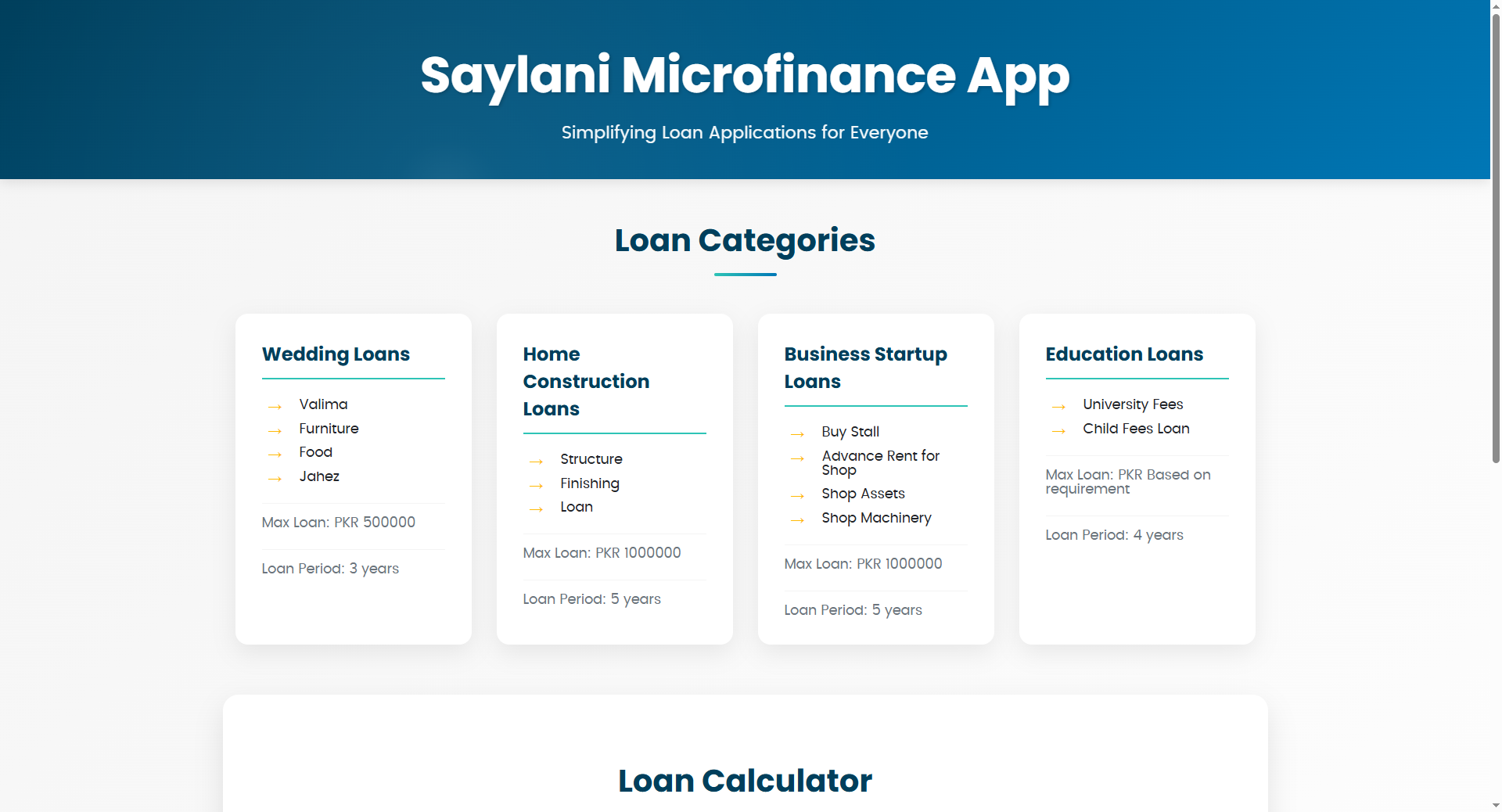 Loan Application